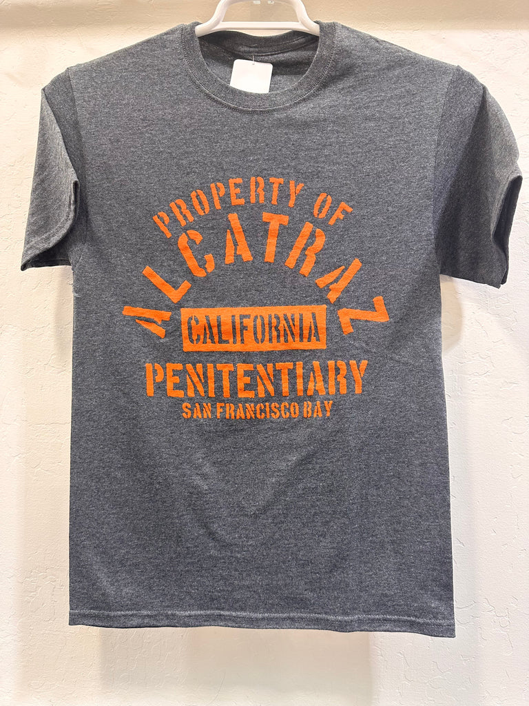 San Francisco "Property of Alcatraz" Unisex Short Sleeve T Shirt