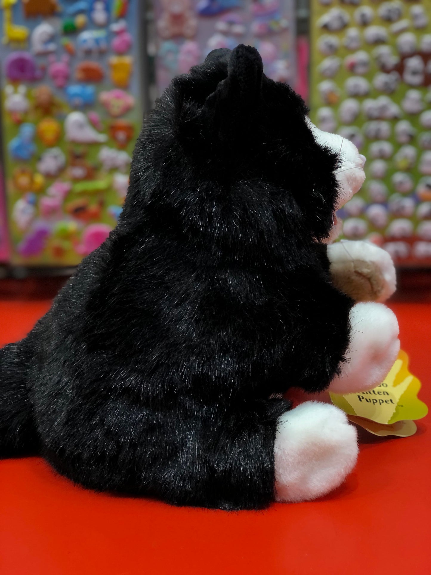 Folkmanis Tuxedo Kitten Puppet 9"