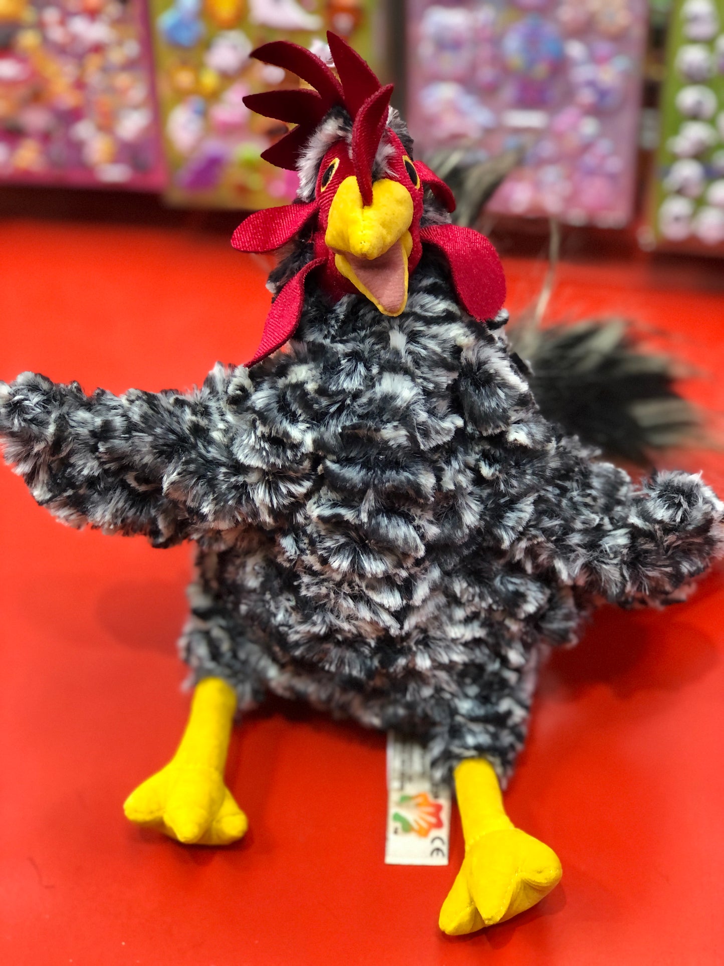 Folkmanis Barred Rock Rooster Puppet 12"