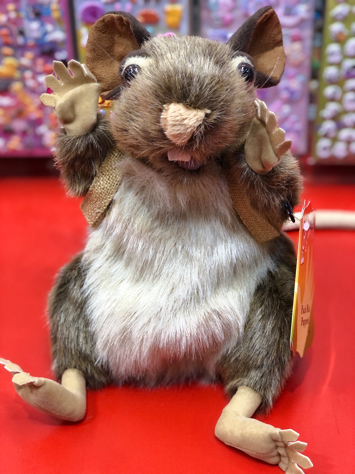Folkmanis Pack Rat Puppet 12"