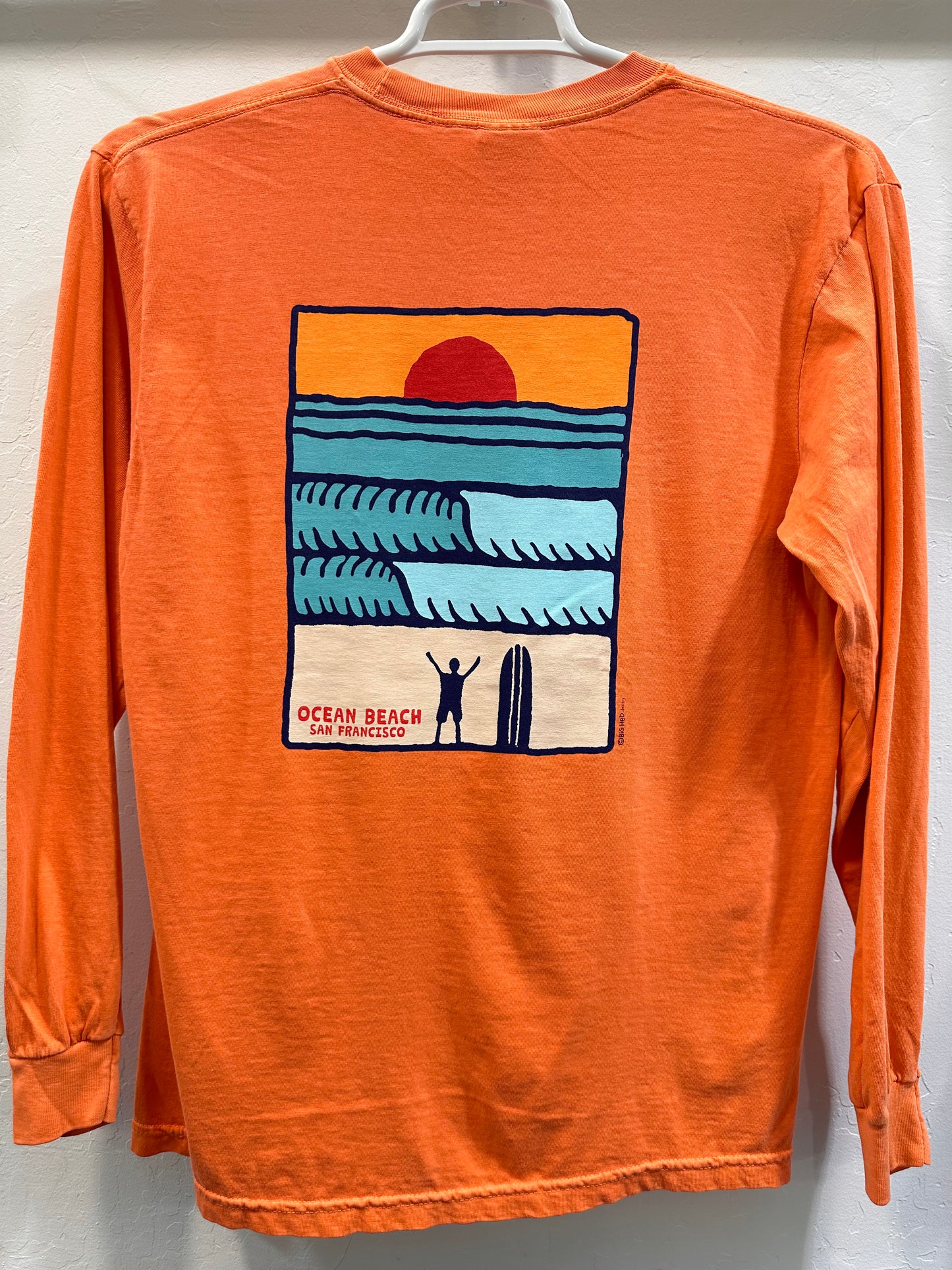 Sun At Ocean Beach San Francisco Unisex Long Sleeve T Shirt