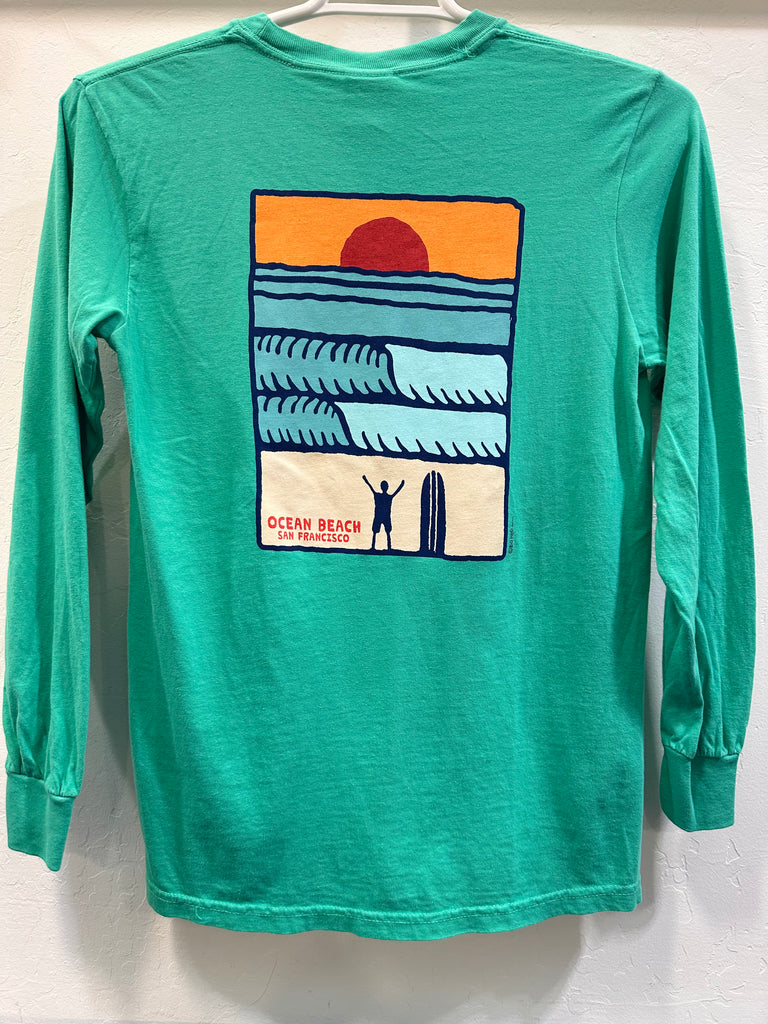 Sun At Ocean Beach San Francisco Unisex Long Sleeve T Shirt