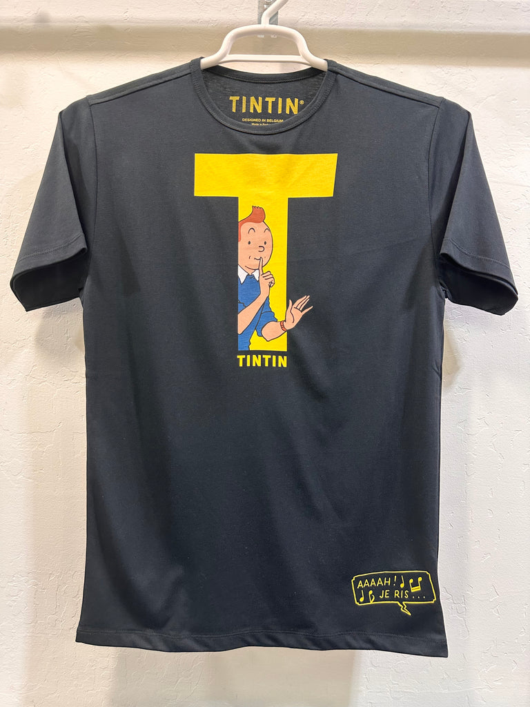 Tintin "T" Shhh Unisex Short Sleeve T Shirt