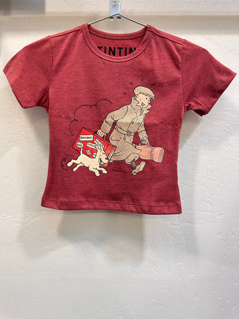 Tintin Homecoming Kid's T Shirt