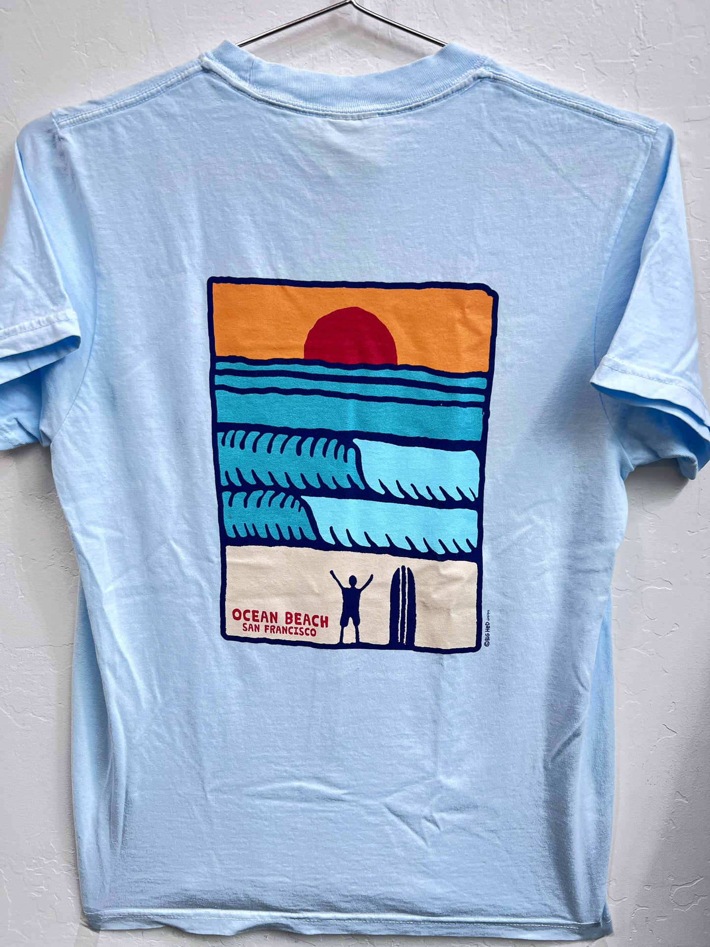 Sun At Ocean Beach San Francisco Unisex Short Sleeve T Shirt