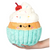 Squishable Mini Comfort Food Madame Cupcake