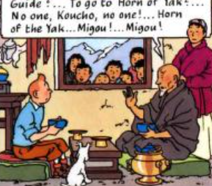 Tintin in Tibet Keychain Mini Figure Ref. 42447