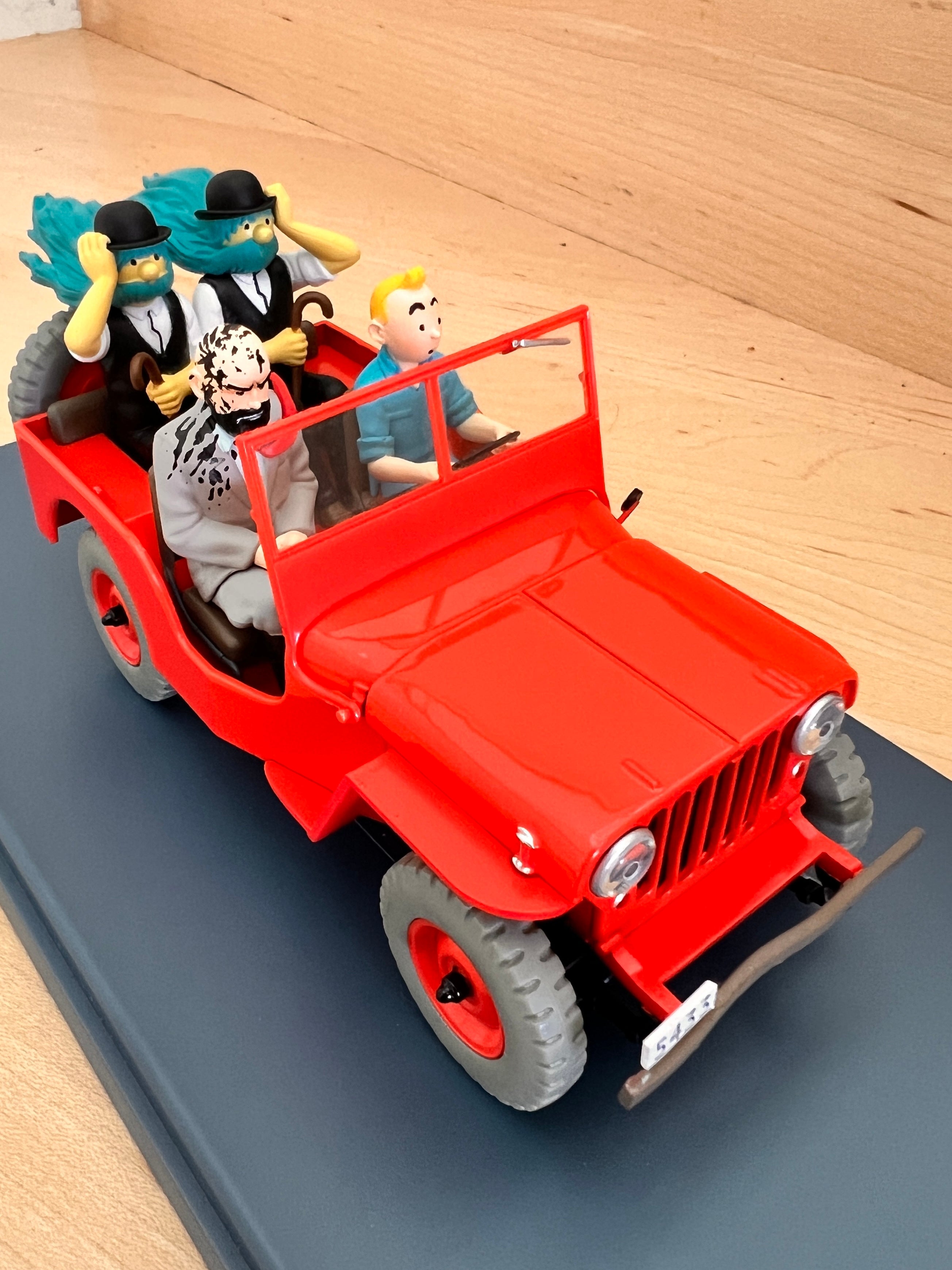 Tintin 1943 Desert Jeep Willys #47 From The Land of Black Gold