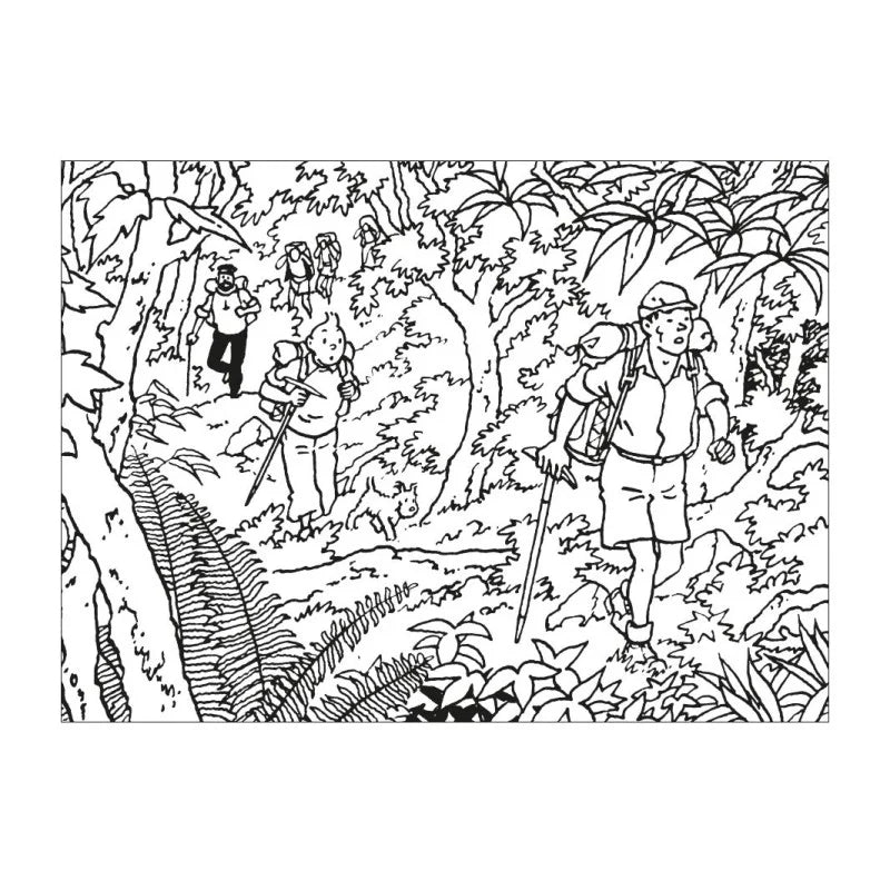 Tintin In Tibet Coloring Book Ref:Ref: 24522