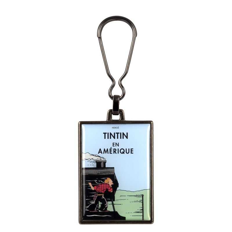 Tintin En Amerique (Tintin in America) Keychain