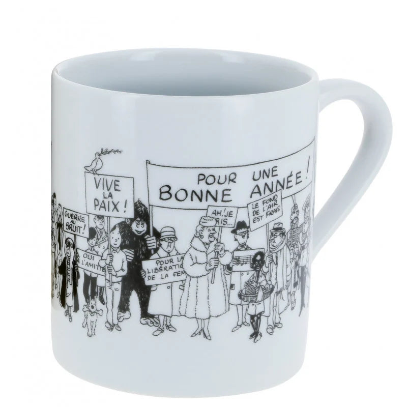 Hergé’s 1972 Greeting Card Mug Ref: 47976