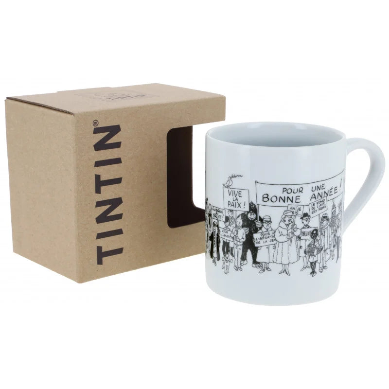Hergé’s 1972 Greeting Card Mug Ref: 47976