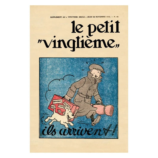 Poster Petit Vingtième n°48. They Arrive Ref: 23017