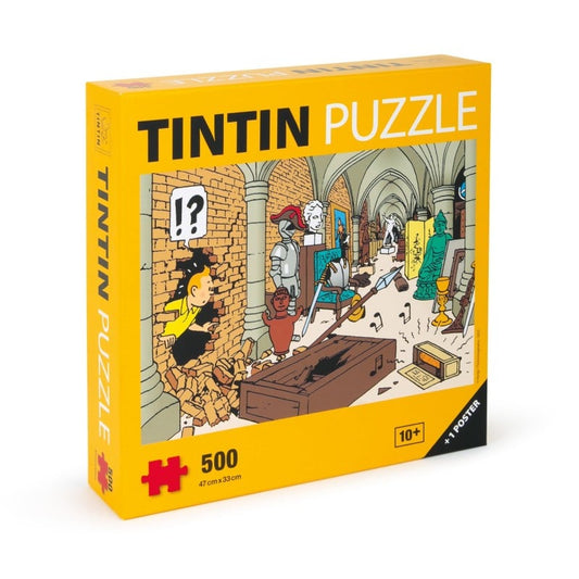 In the Cellars of Moulinsart 500 Piece Puzzle With Poster Ref. 81565