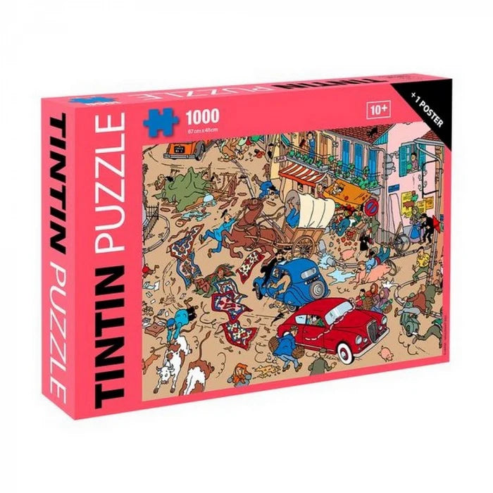 Tintin Accident On The Square 1000 Piece Puzzle Ref. 81554