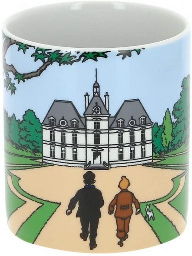 Tintin and Captain Haddock Moulinsart Castle Mug