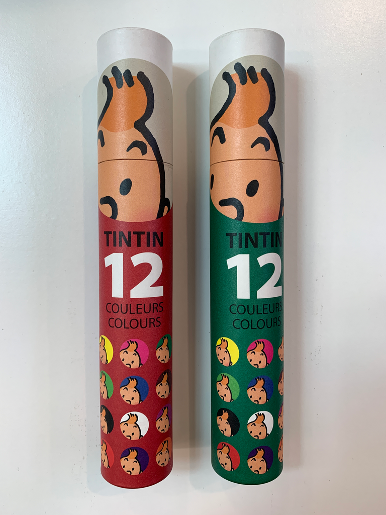 Tintin Set of 12 Colors Pencil Set