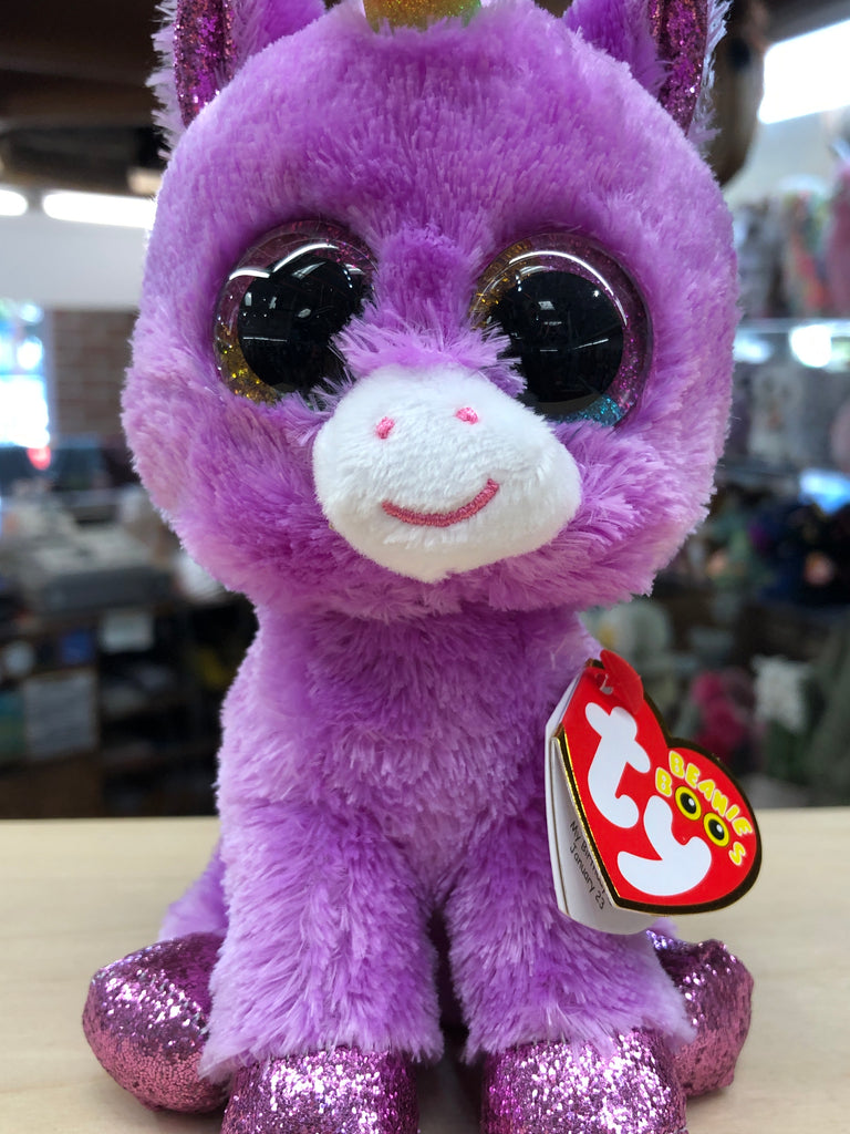 Ty Beanie Boo Rosette Unicorn Plush 6"