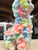 Ty Original Beanie Babies Lola Multicolor Llama Plush 8"