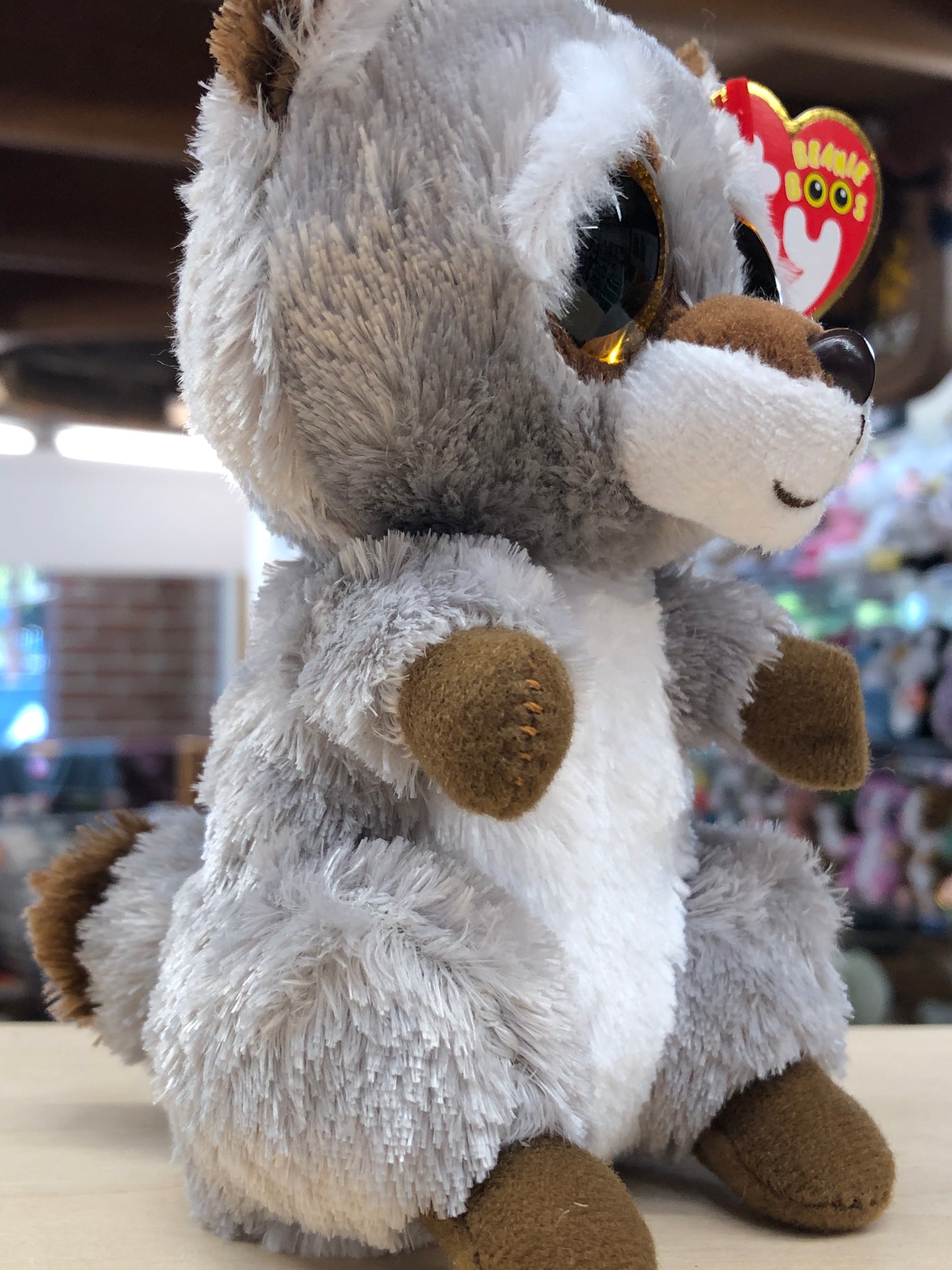 Ty Beanie Boo Oakie Raccoon Plush 6