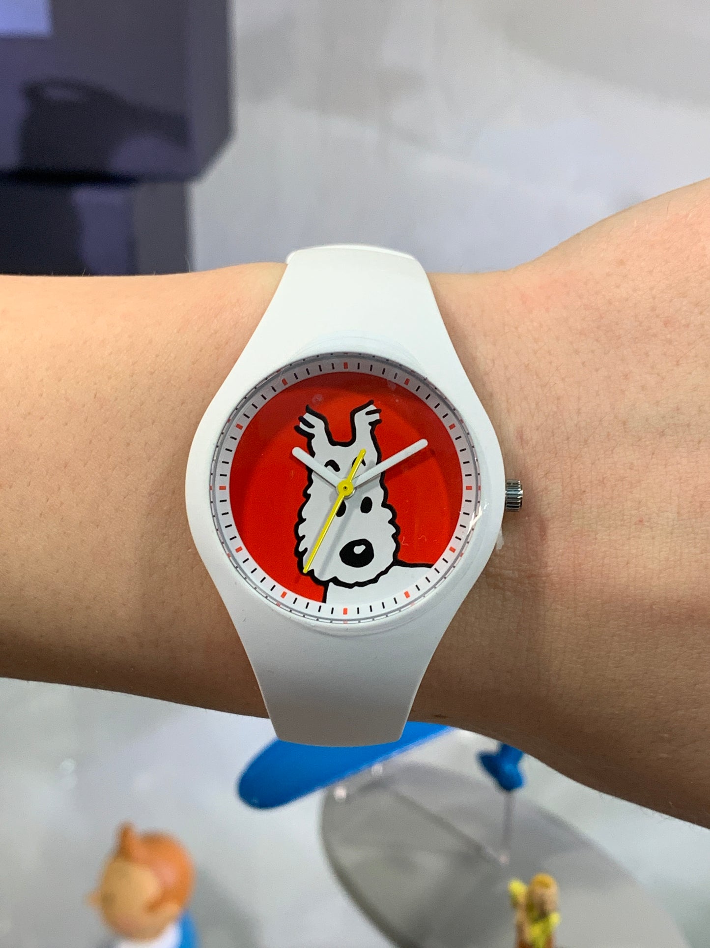 Tintin Watch, Characters, Snowy, White, Small Ref: 015319