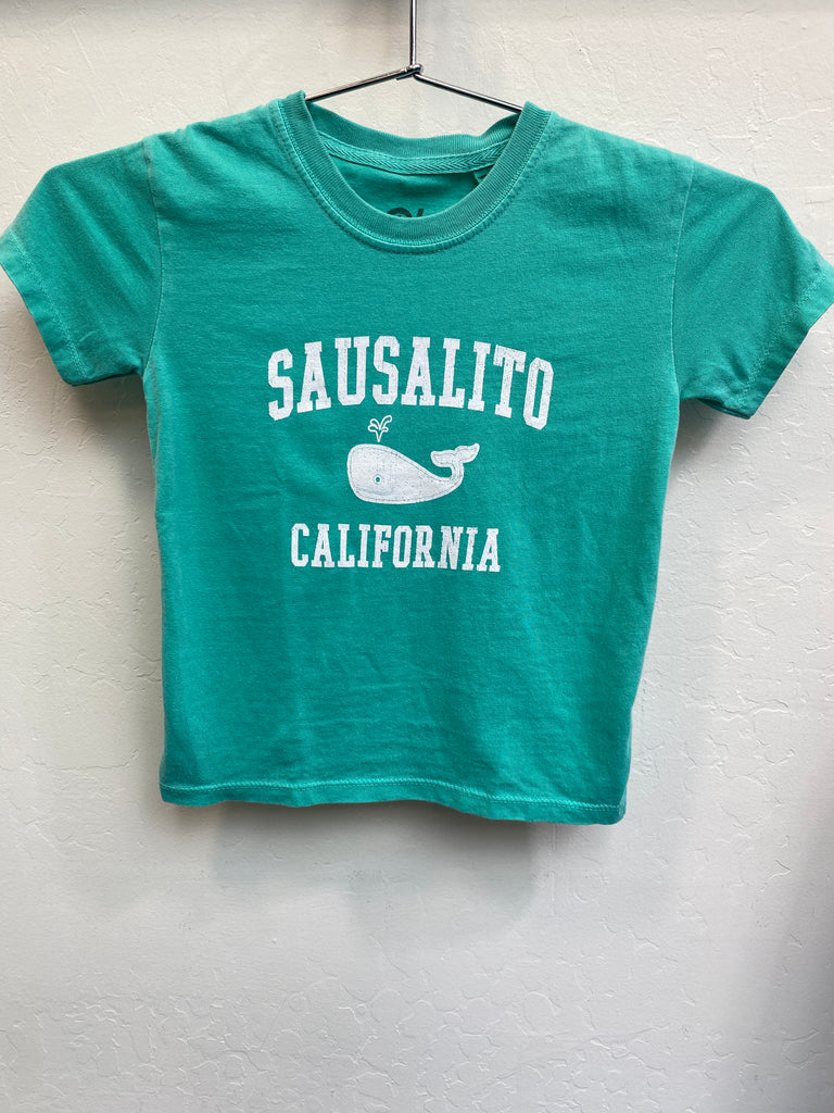 Sausalito Double Time Whale Toddler's Short Sleeve T Shirt