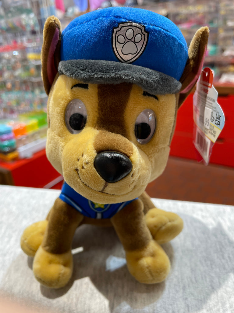 Paw patrol real deals talking chase plush toy