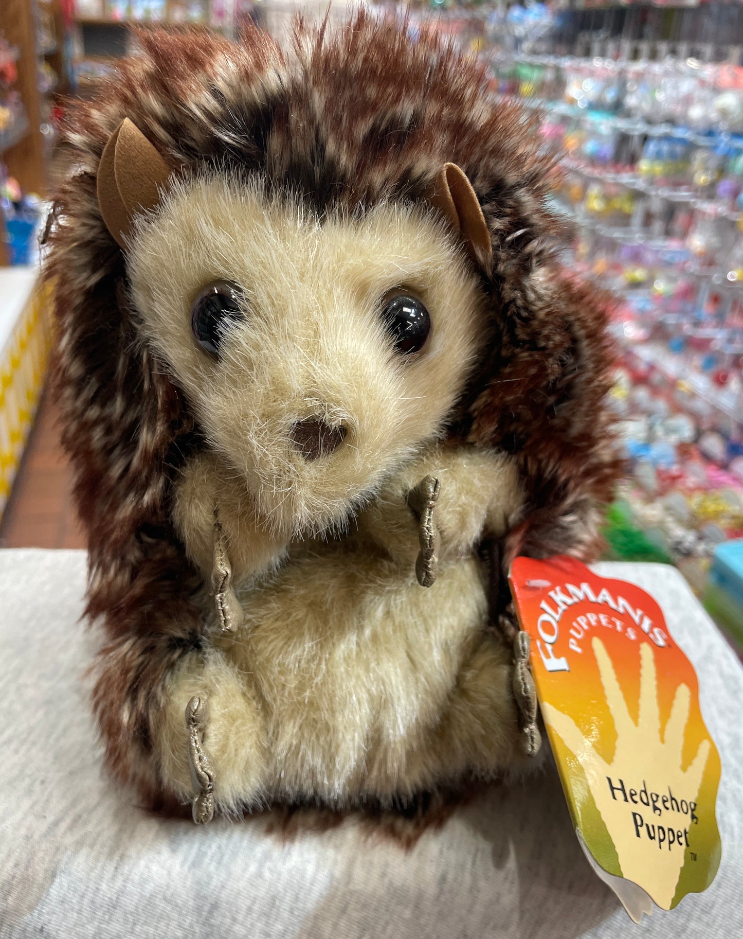 Folkmanis Hedgehog Puppet 7"