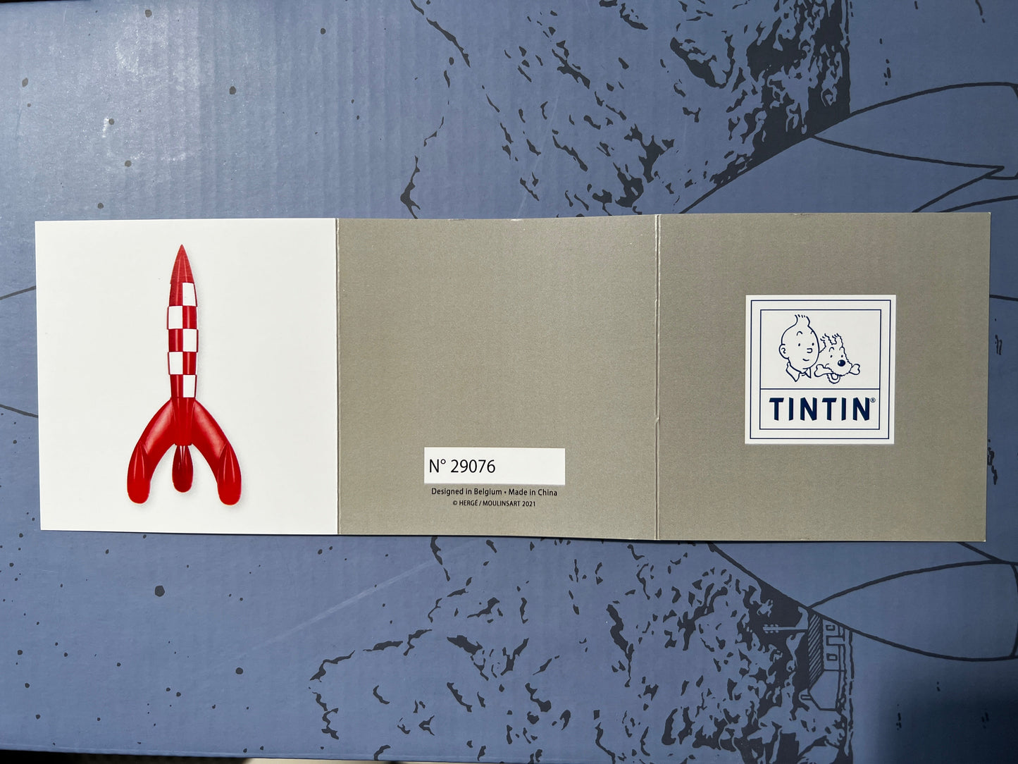 Tintin Moon Rocket 30cm Ref. 46949 Series 2023