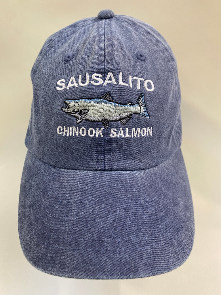 Sausalito Pacific Chinook Salmon Over Washed 100% Cotton Cap