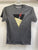 Tintin T Shirt Triangle Rocket Grey Adult