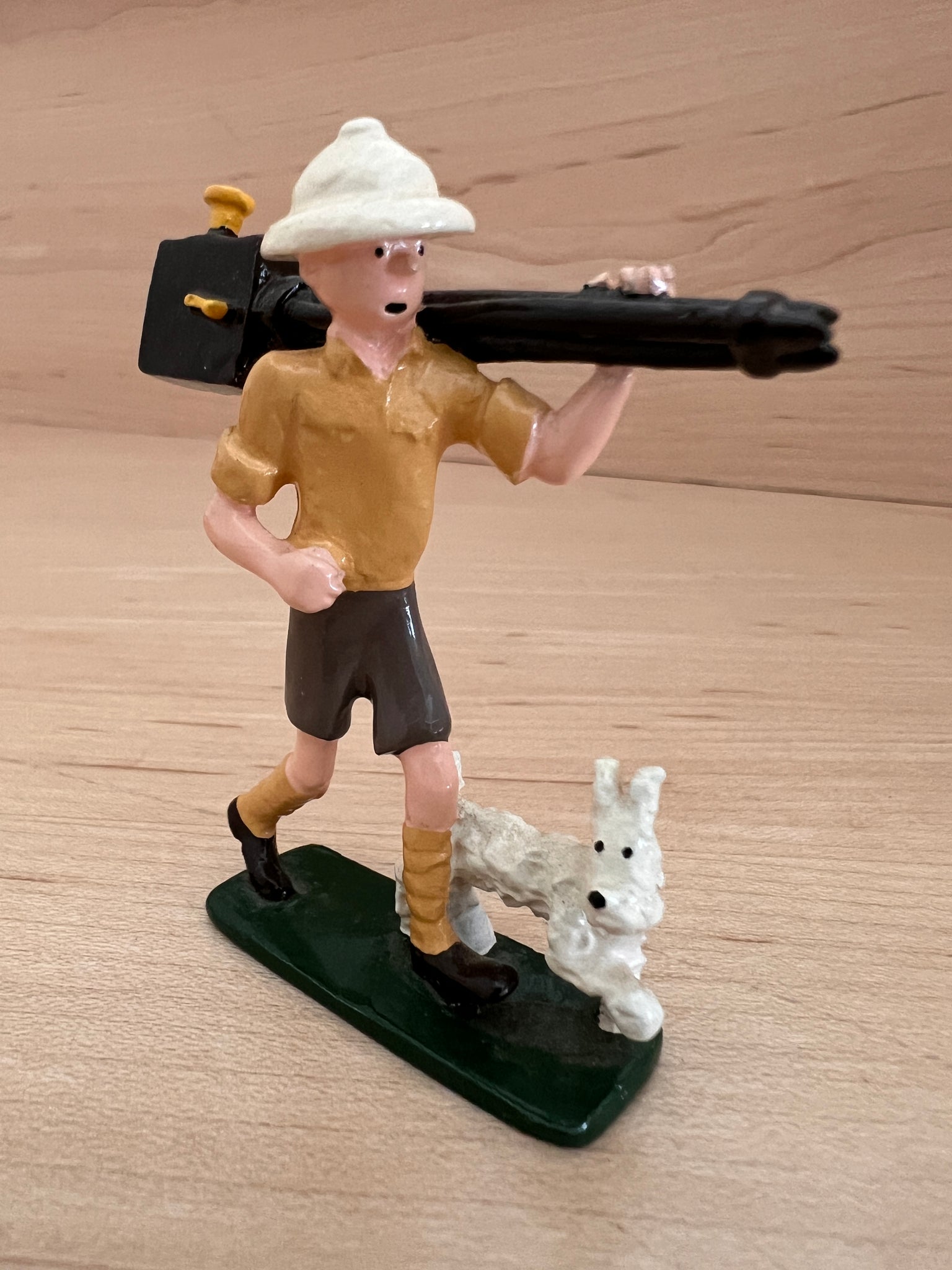 Tintin cow-boy - Statuette résine 27 cm