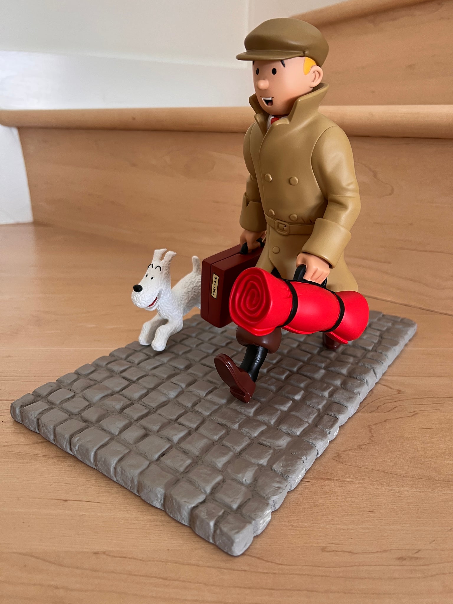 figurine TINTIN et MILOU ILS ARRIVENT ! statuette résine