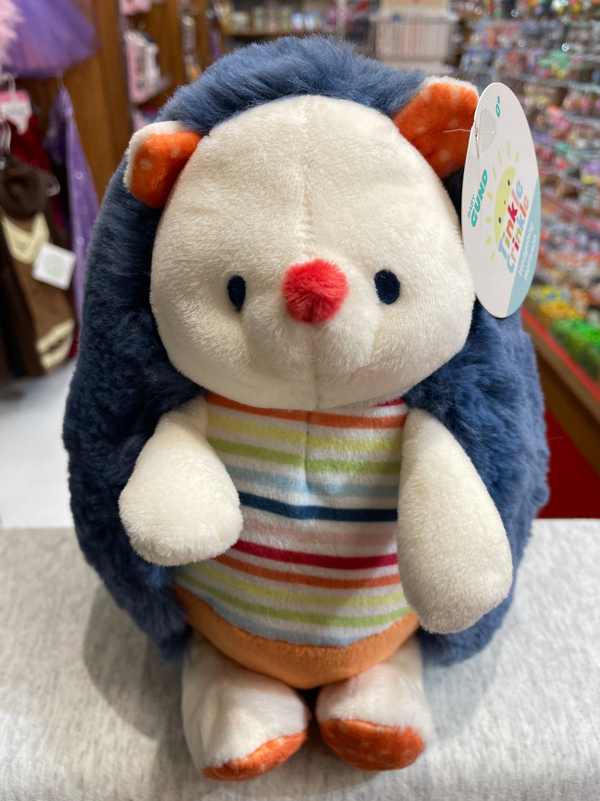 Baby Gund Tinkle Crinkle Hedgehog Plush 9