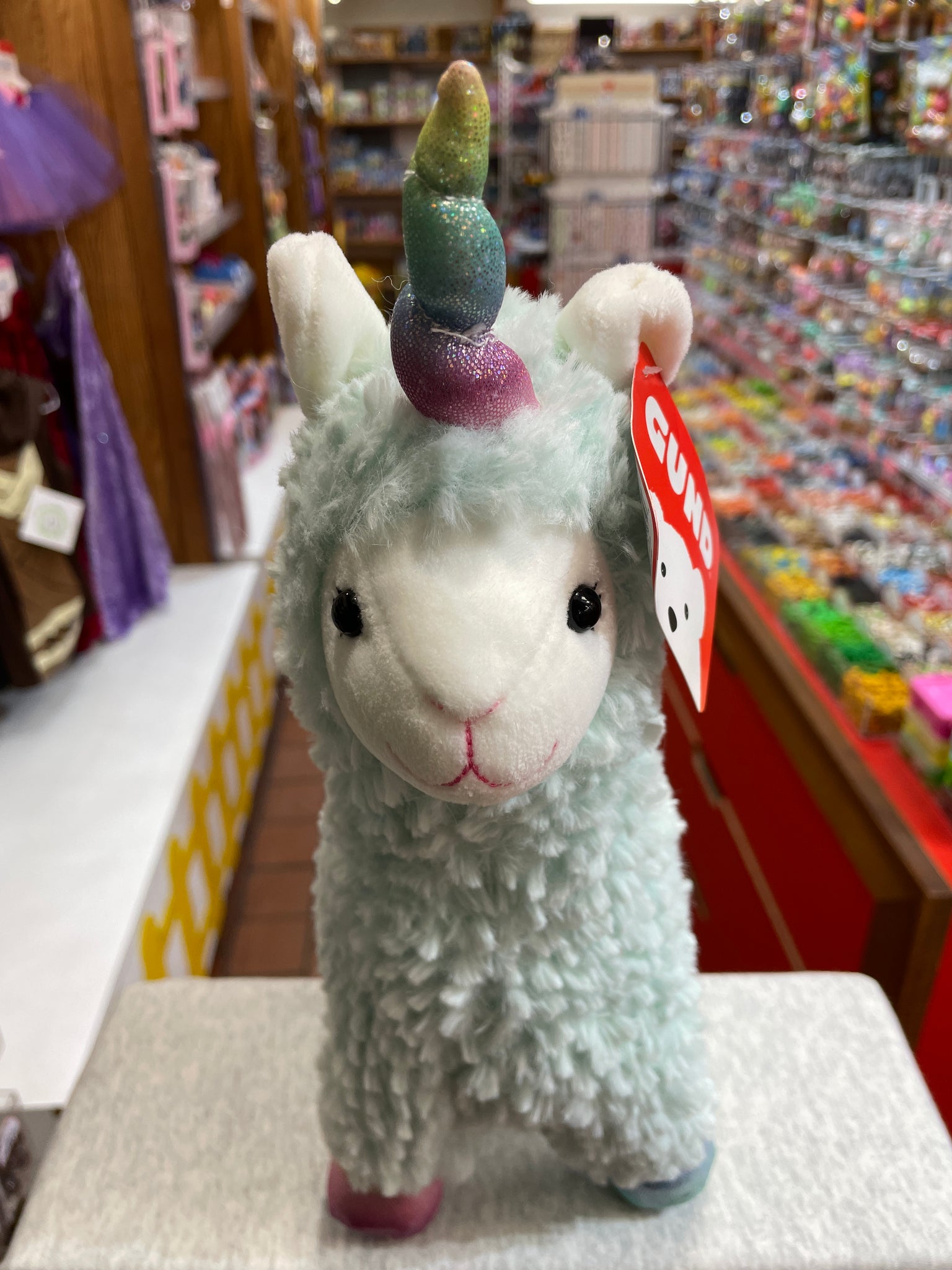 Gund Cotton Candy Llamacorn Plush 11