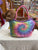 Douglas Sassy Pet Sak Tie-Die Bag with Chocolate Lab Plush 6"