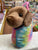 Douglas Sassy Pet Sak Tie-Die Bag with Chocolate Lab Plush 6"