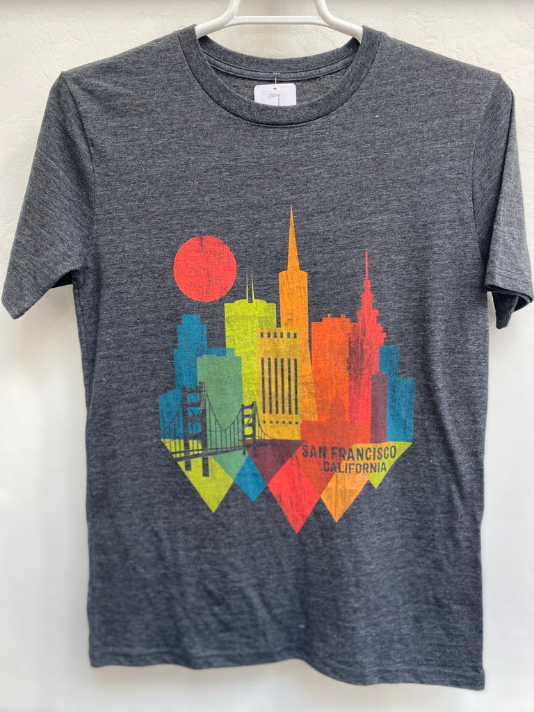 San Francisco Geo Skyline Unisex Short Sleeve T Shirt