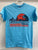 San Francisco On The Bay Short Sleeve Unisex T-Shirt Blue