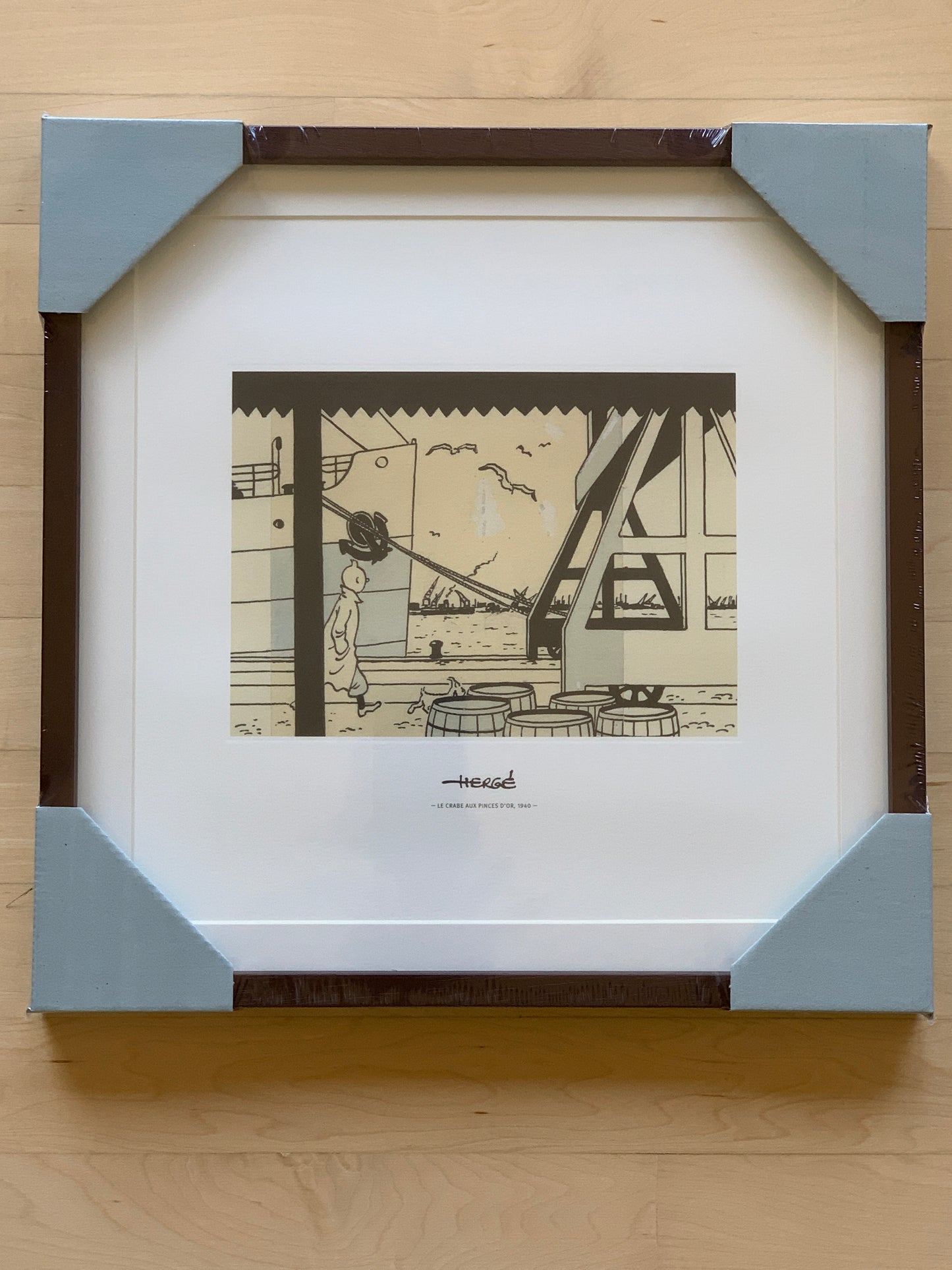 The Crab with the Golden Claws Framed Print, Limited Edition 1940