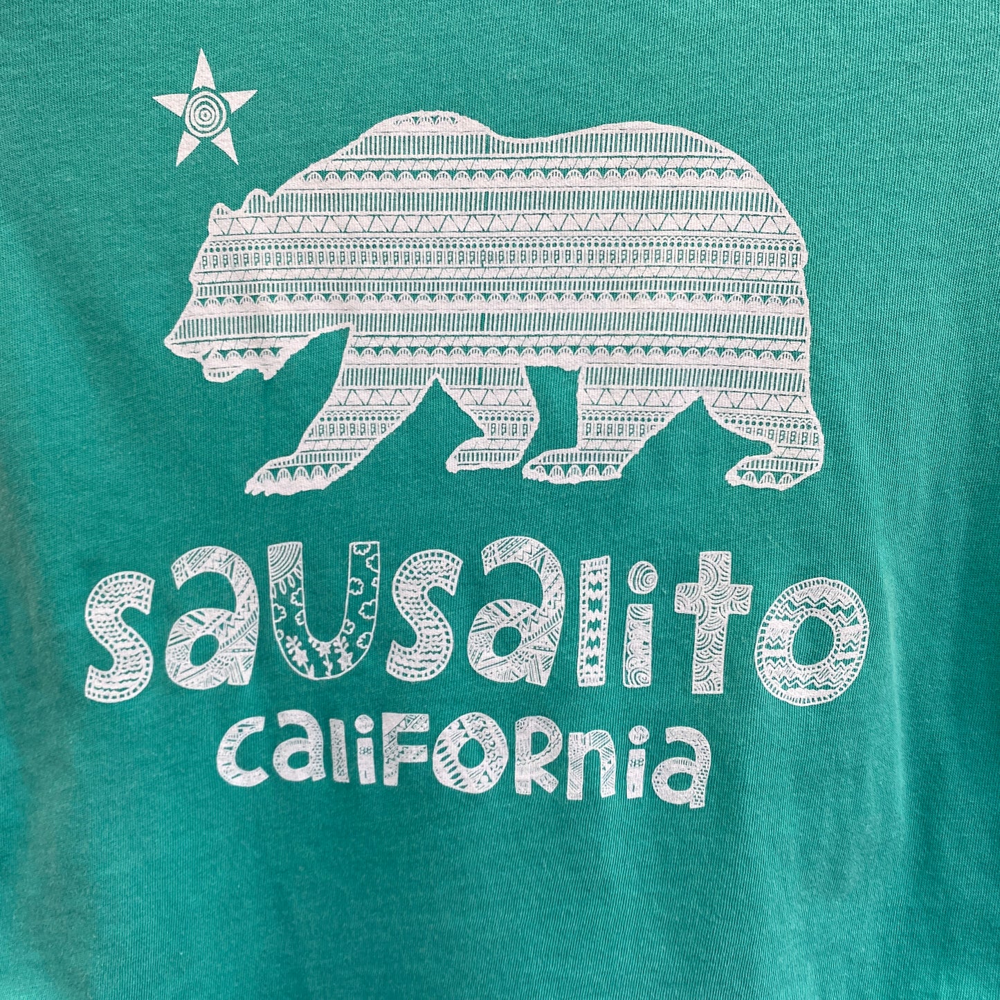 Sausalito Star Bear Girls' Short Sleeve T Shirt
