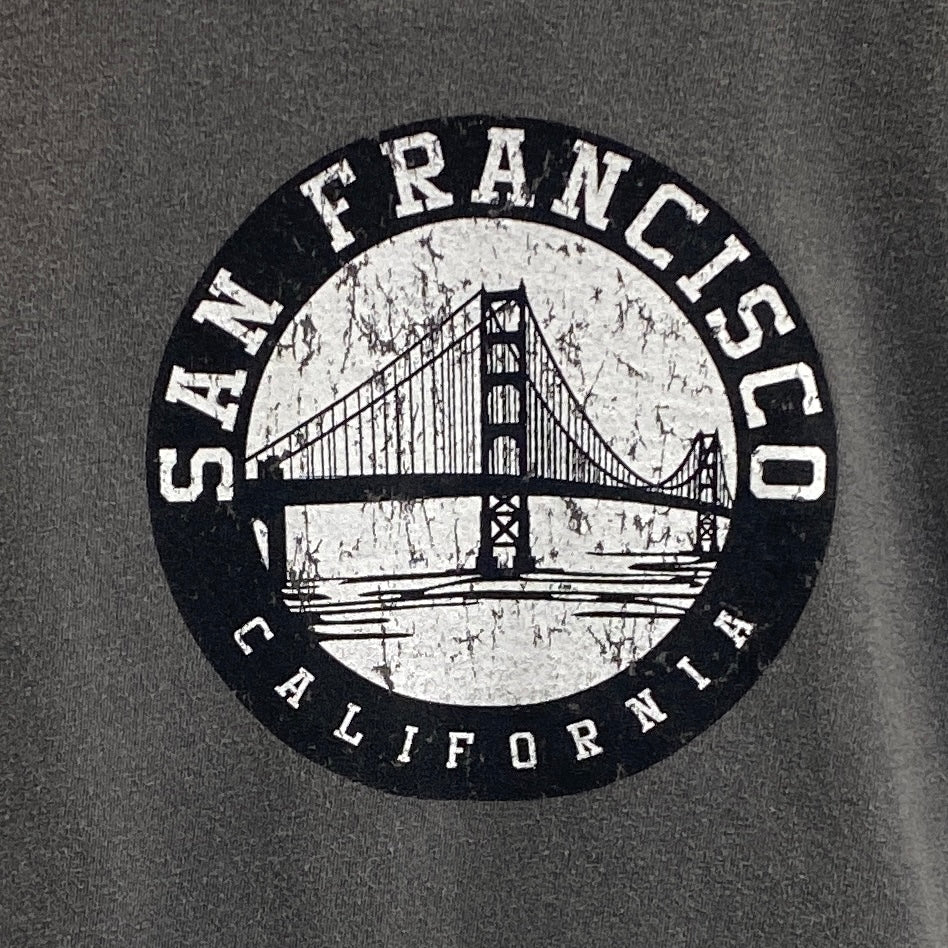 Distressed Golden Gate Bridge Kids Short Sleeve T Shirt