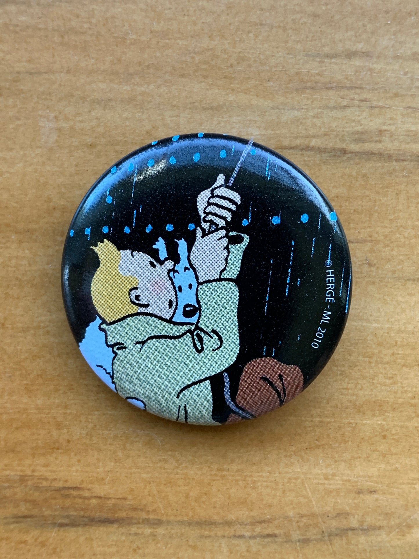 Tintin Hoists To Captain Haddock's Cabin Button