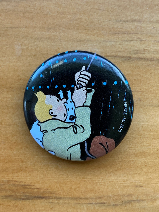 Tintin Hoists To Captain Haddock's Cabin Button