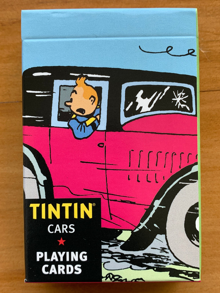 Tintin Cars Playing Cards