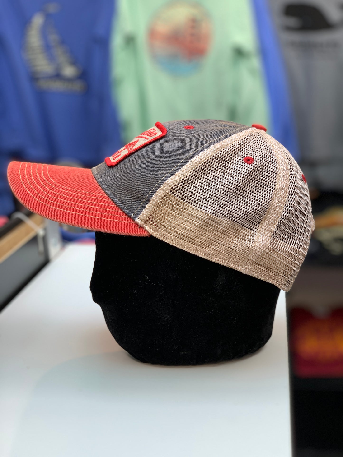 Sausalito Under Stroke Golden Gate Bridge Trucker Mesh Cap