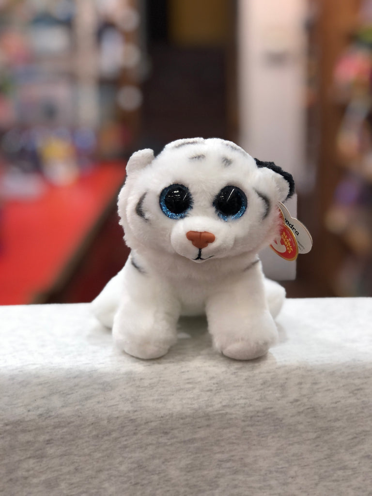 Ty Original Beanie Babies Tundra White Tiger Plush 6"