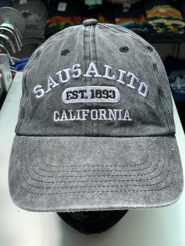 Sausalito Est. 1893 Distressed 100% Cotton Cap