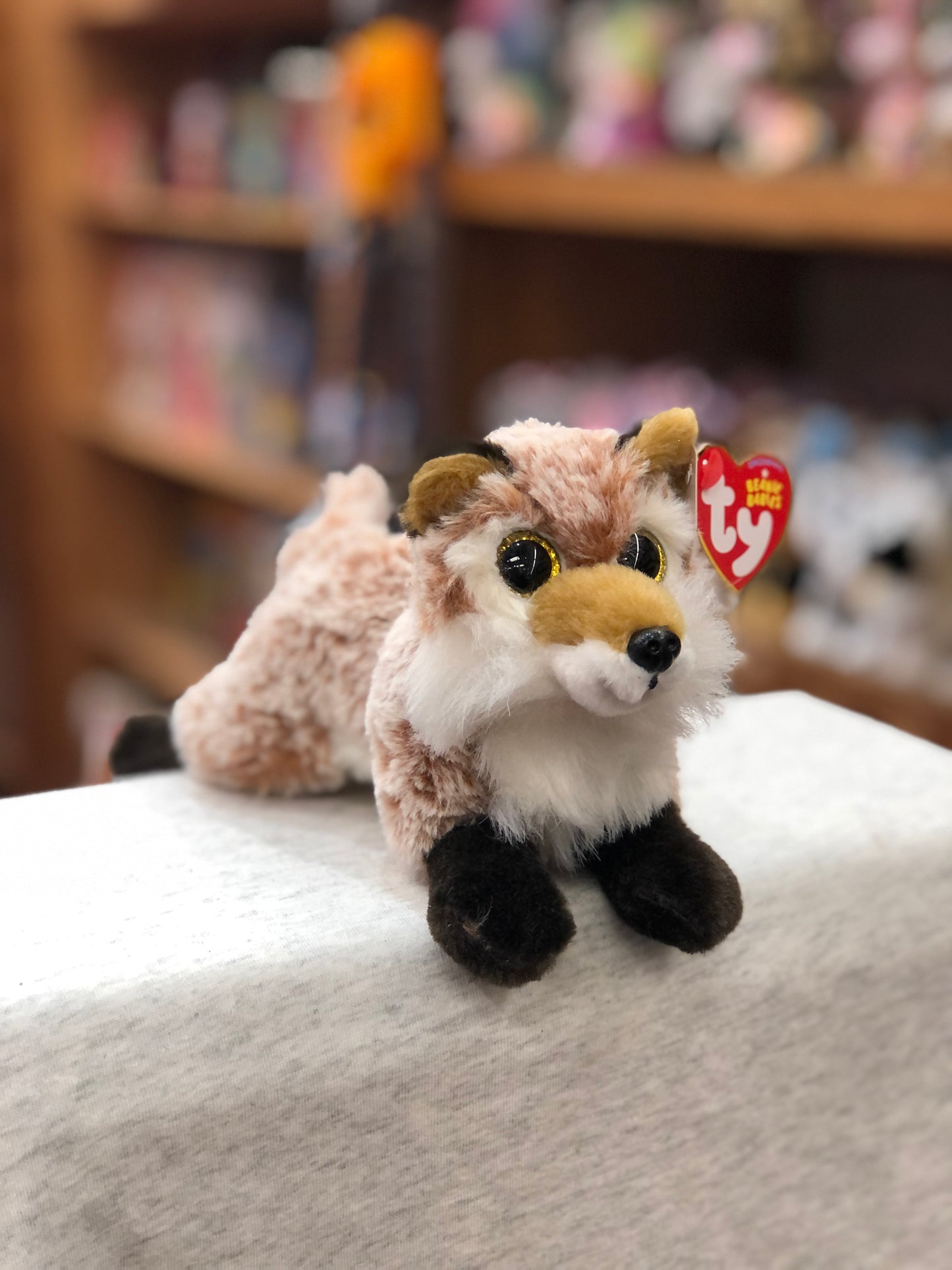 Ty Original Beanie Babies Fredrick Tip Dyed Fox Plush 6"