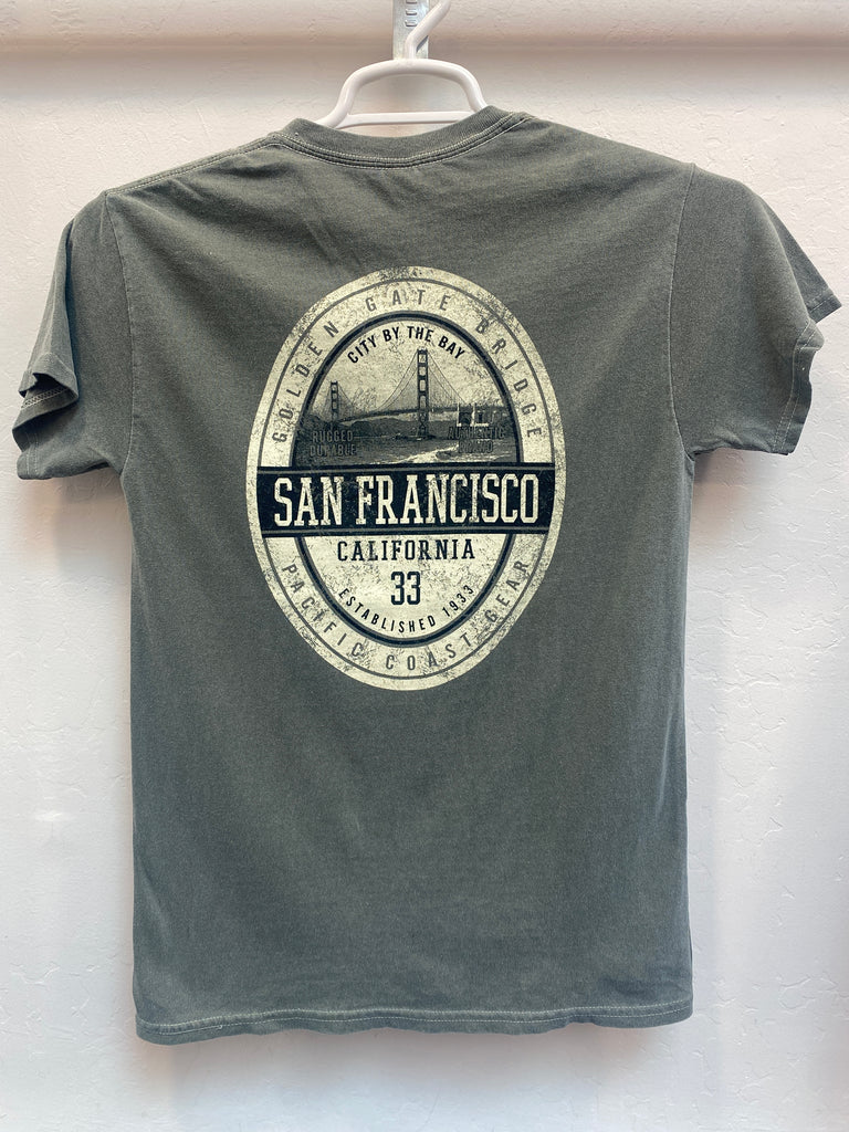 Tanked Golden Gate Bridge Unisex Short Sleeve T Shirt